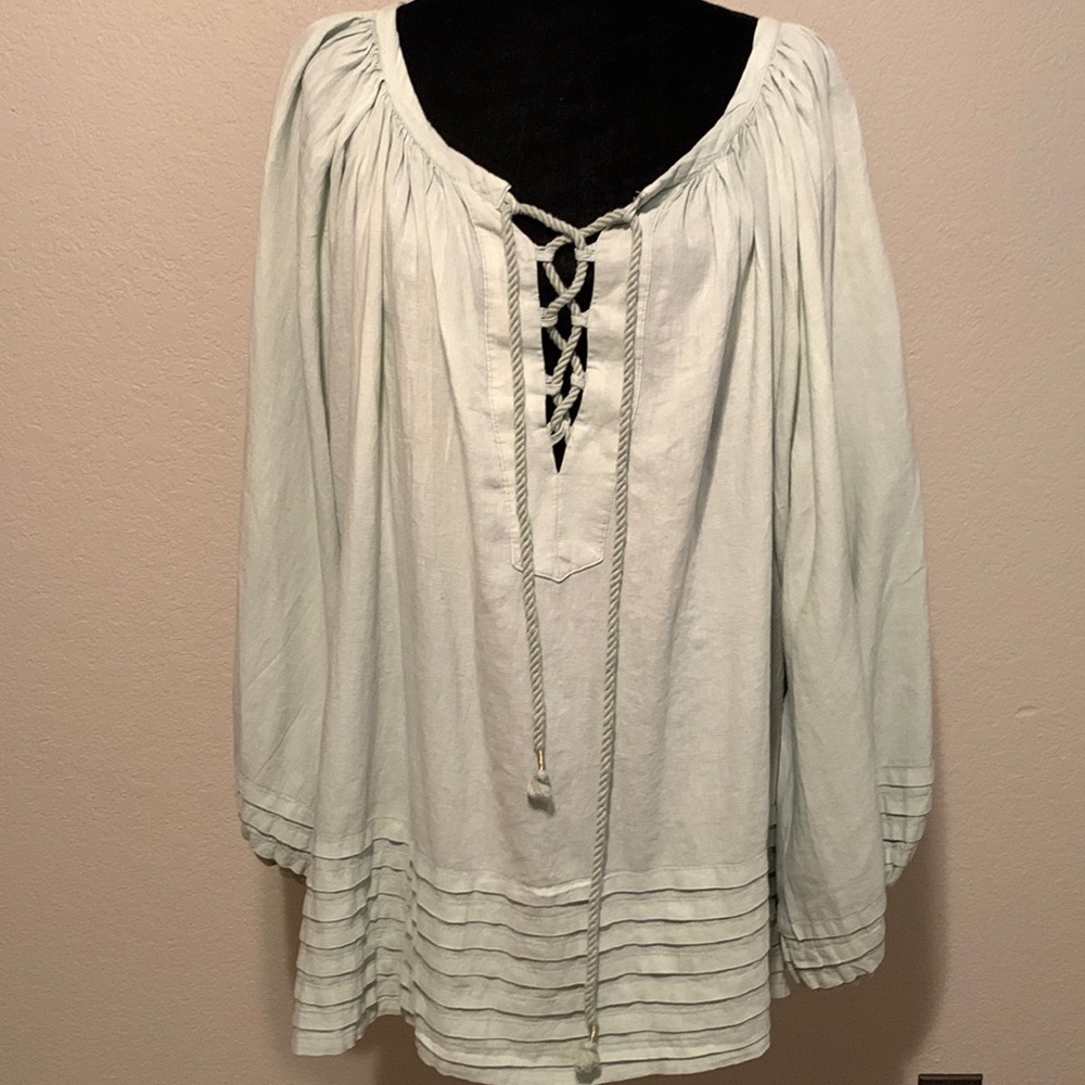 Free People mint tunic